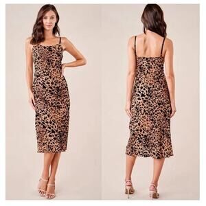Sugar Lips Leopard Slip Dress